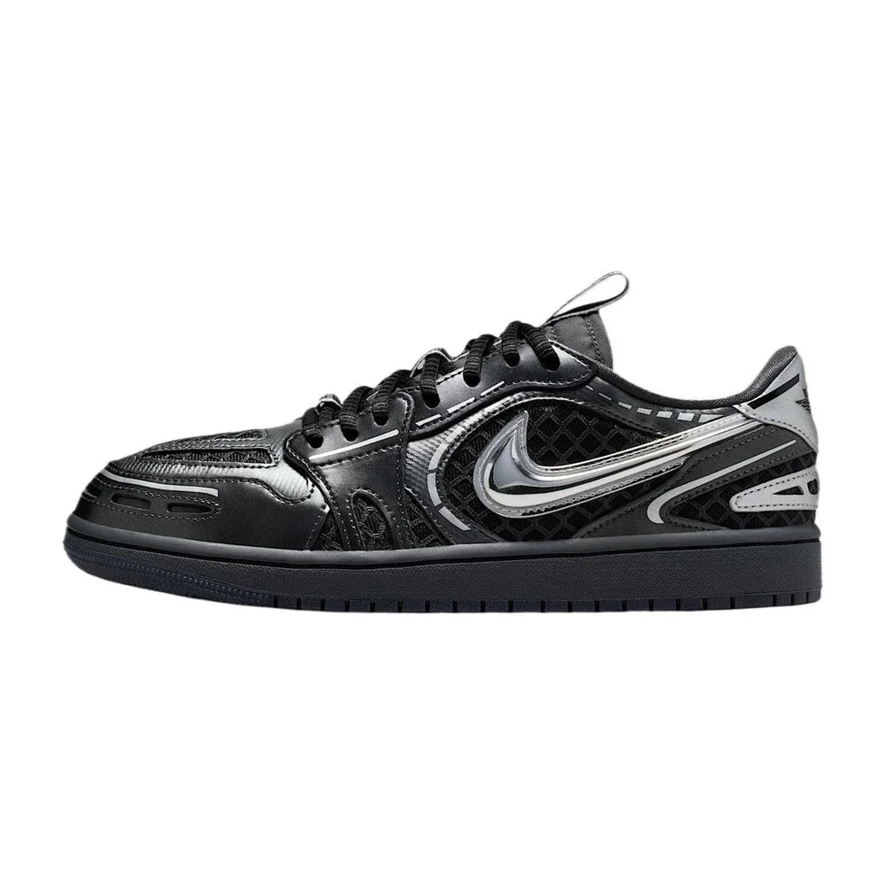 Nike Women's Air Jordan 1 Low Method of Make Shoes Black/White/Anthracite/Metal